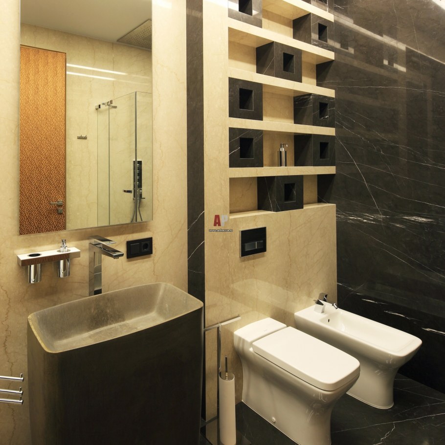 Ванная комната с сауной