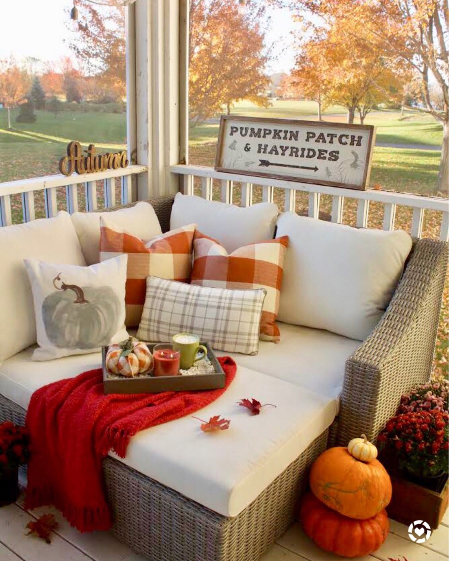 Вид с веранды в сад