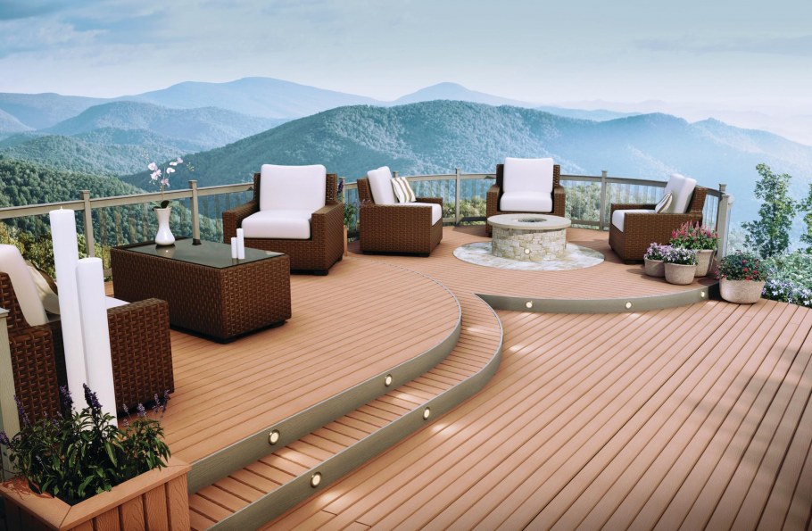 Пол на веранде