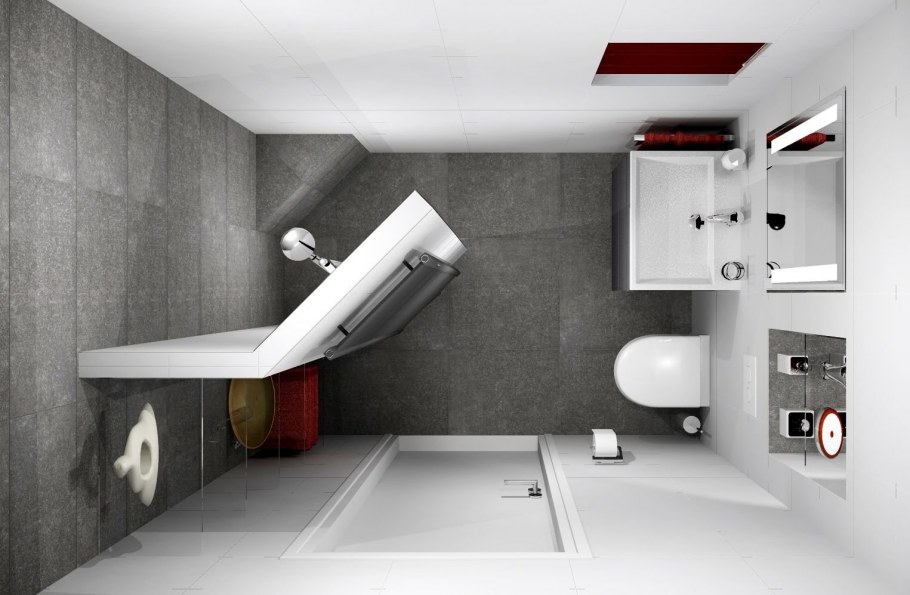 3д планировка ванной комнаты