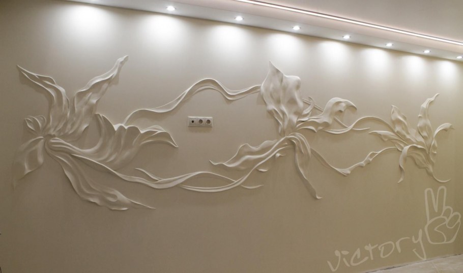 Декоративная штукатурка панно на стену