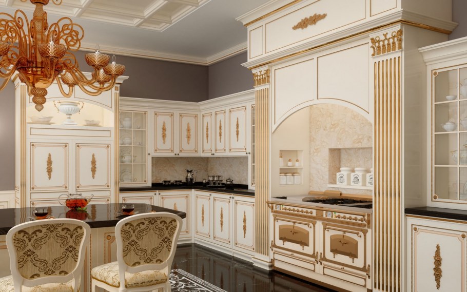 Кухня в стиле Ампир