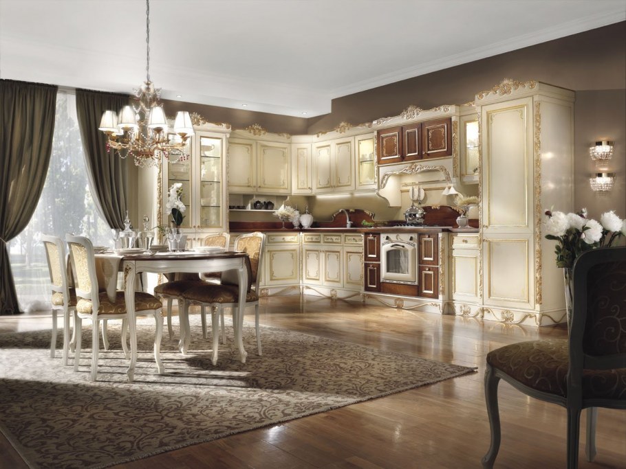 Кухни в стиле Барокко и рококо