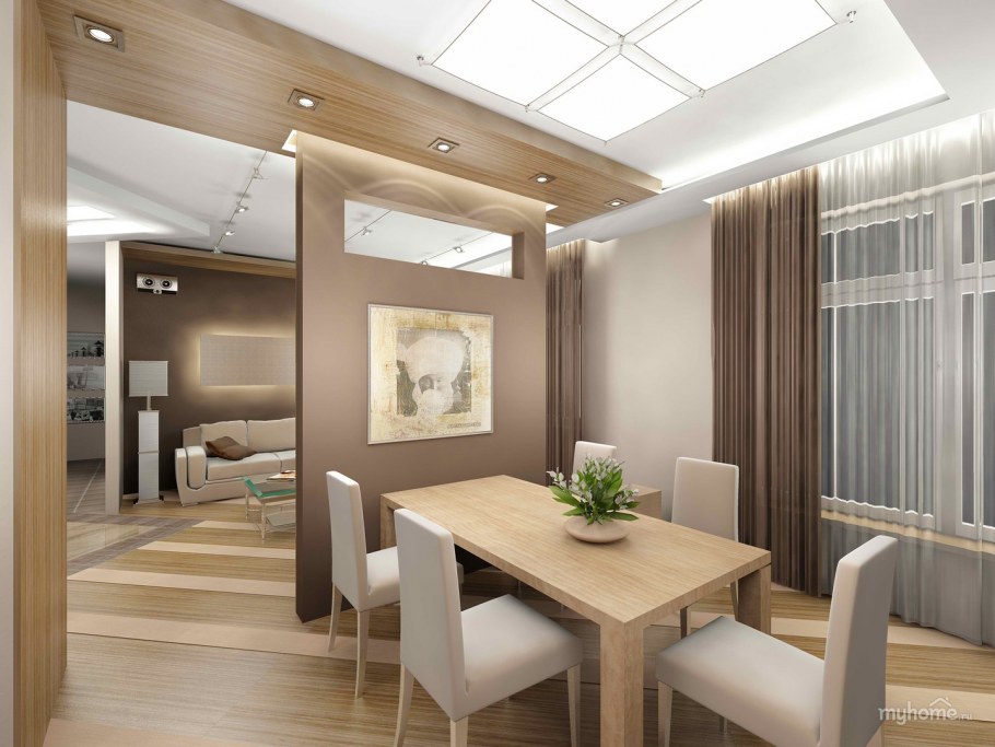 Гостиная студия в стиле Неоклассика