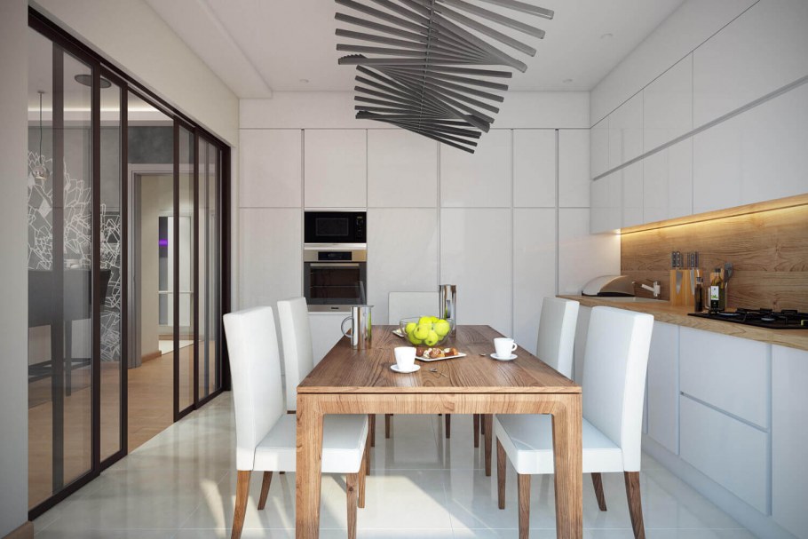 Кухня в стиле Сканди Минимализм