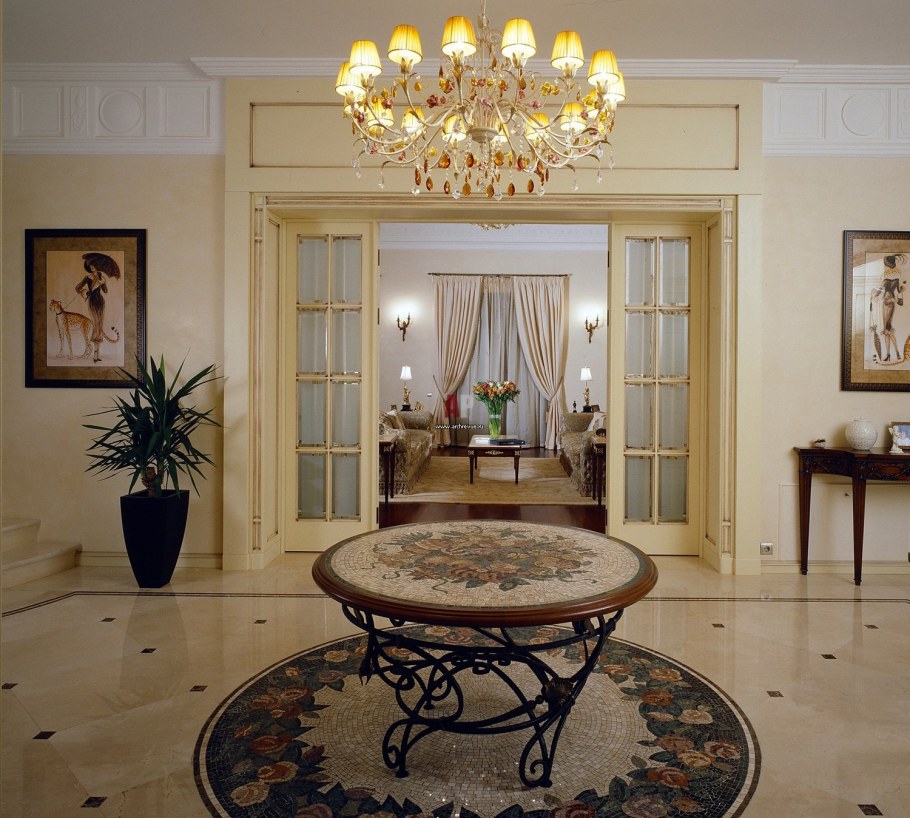 Красивый интерьер дома классика