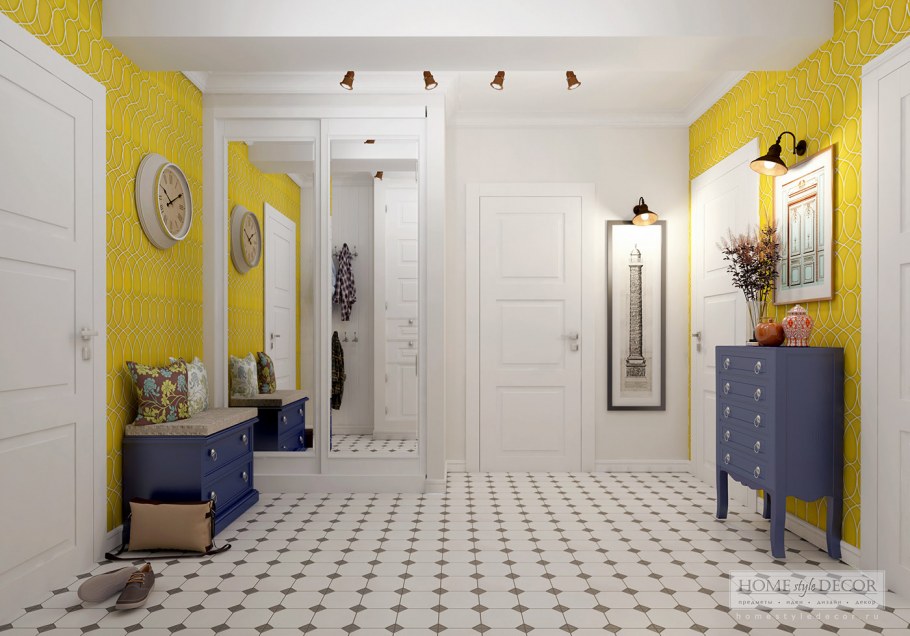 Цвет стен в коридоре