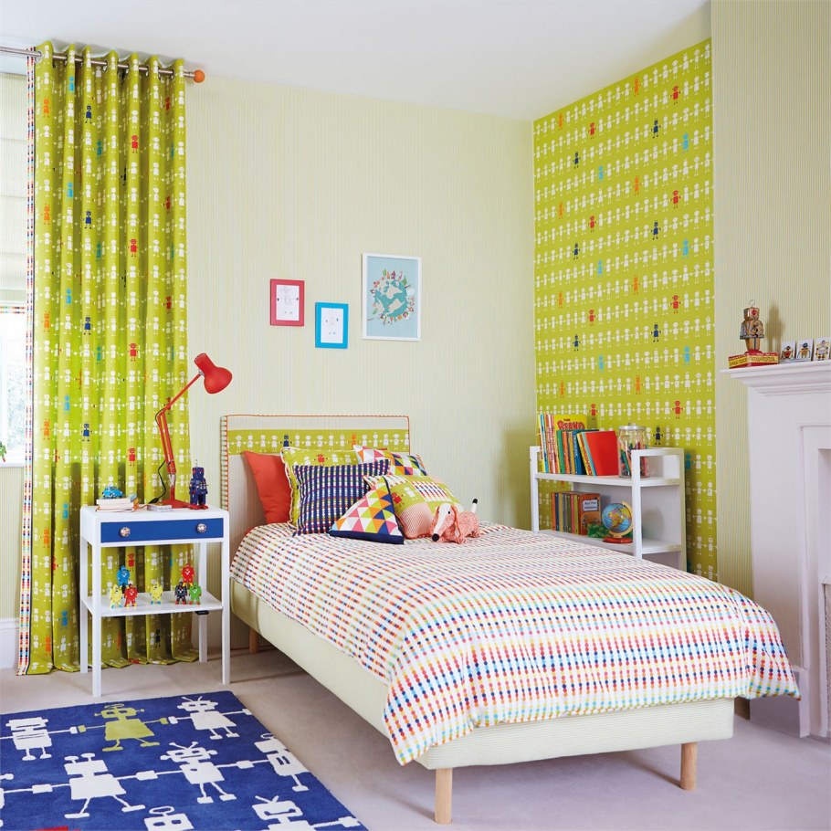 Шторы в интерьере детской комнаты