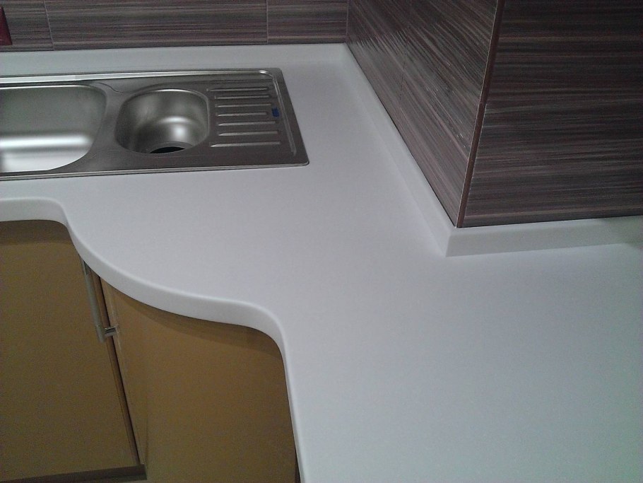 Стык между столешницей и стеной