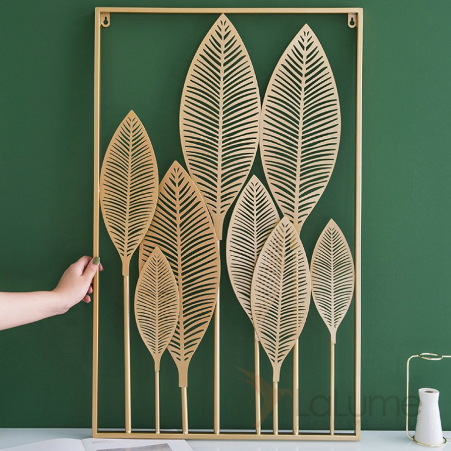 Листья в интерьере