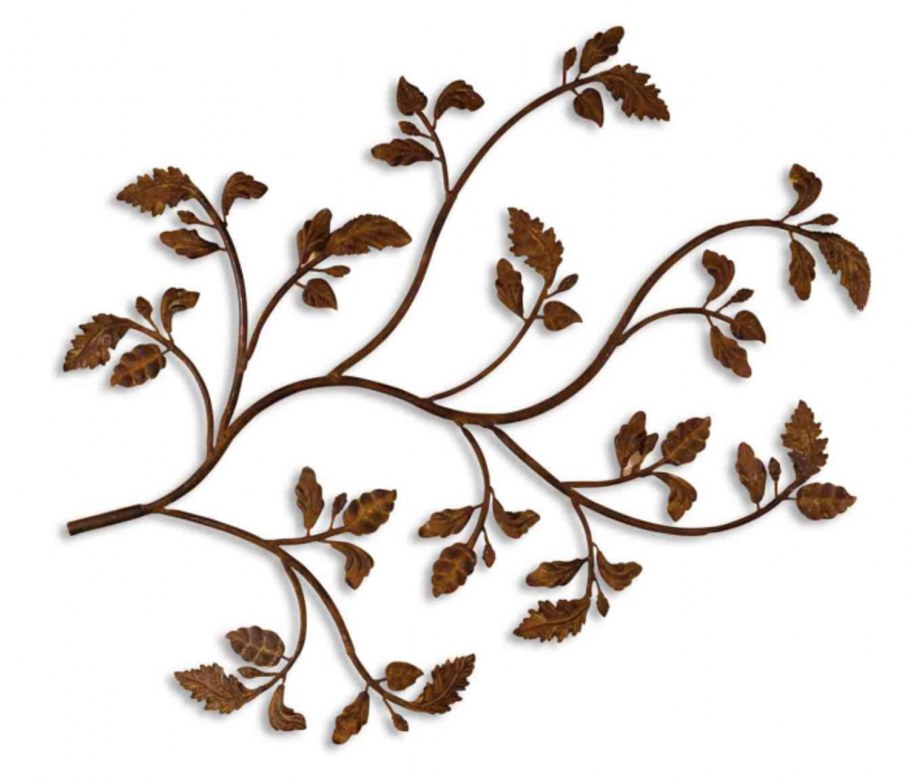 Листья на стену декор