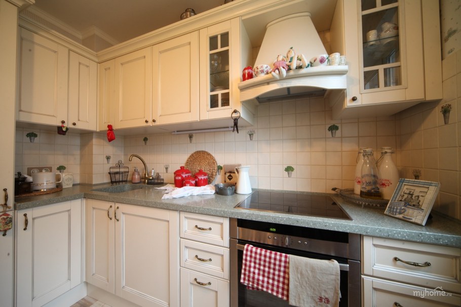 Кухня в стиле Прованс 9м2