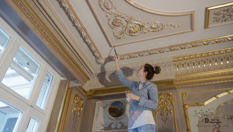 Красивые гипсовые потолки