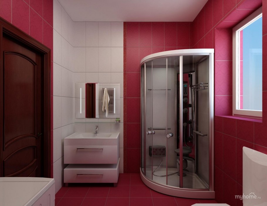 Ванна с душевой перегородкой