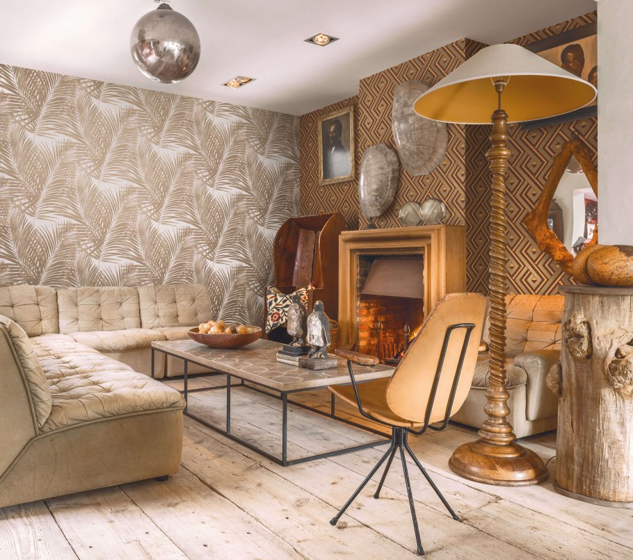 Обои в интерьере