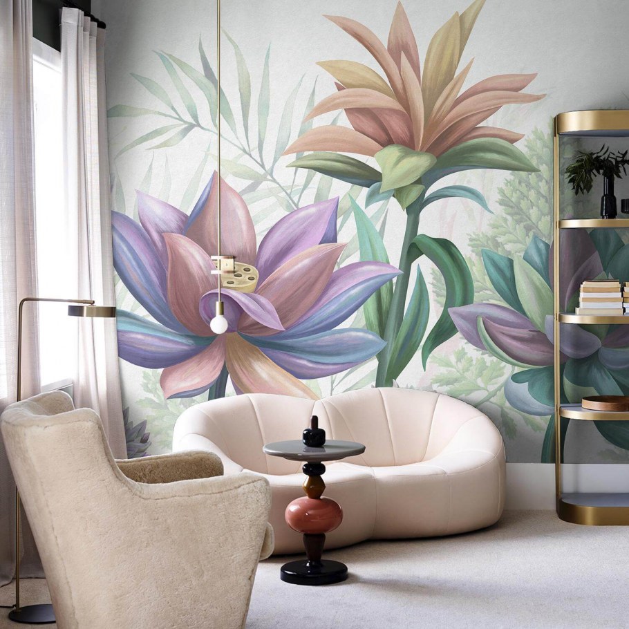 Современные фотообои для спальни