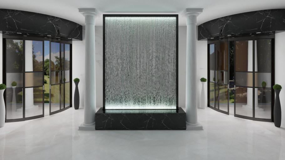 Водопад на Тепличном переулке Минск