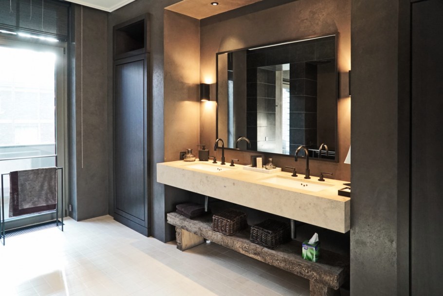 Микроцемент ванная лофт