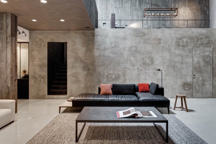 Микроцемент в интерьере