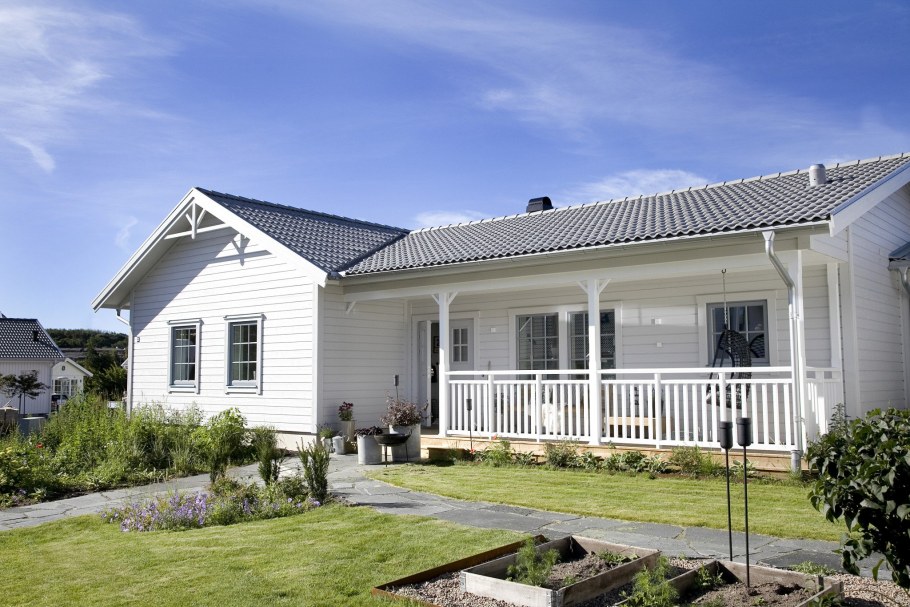 Красивый дом в скандинавском стиле