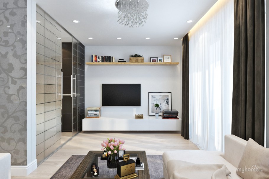 Интерьер квартиры 52 кв