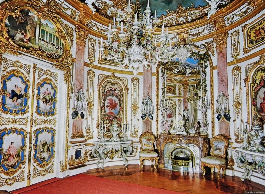 Германия дворец Шарлоттенбург интерьеры