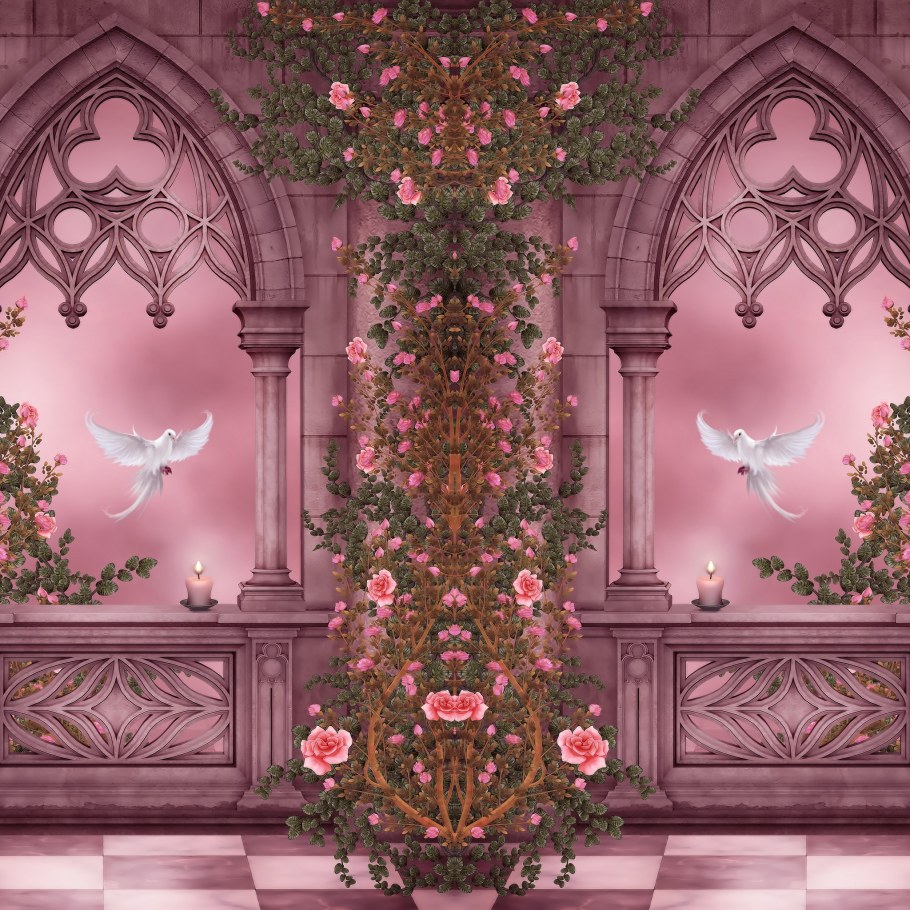 Собор в Амьене окно роза