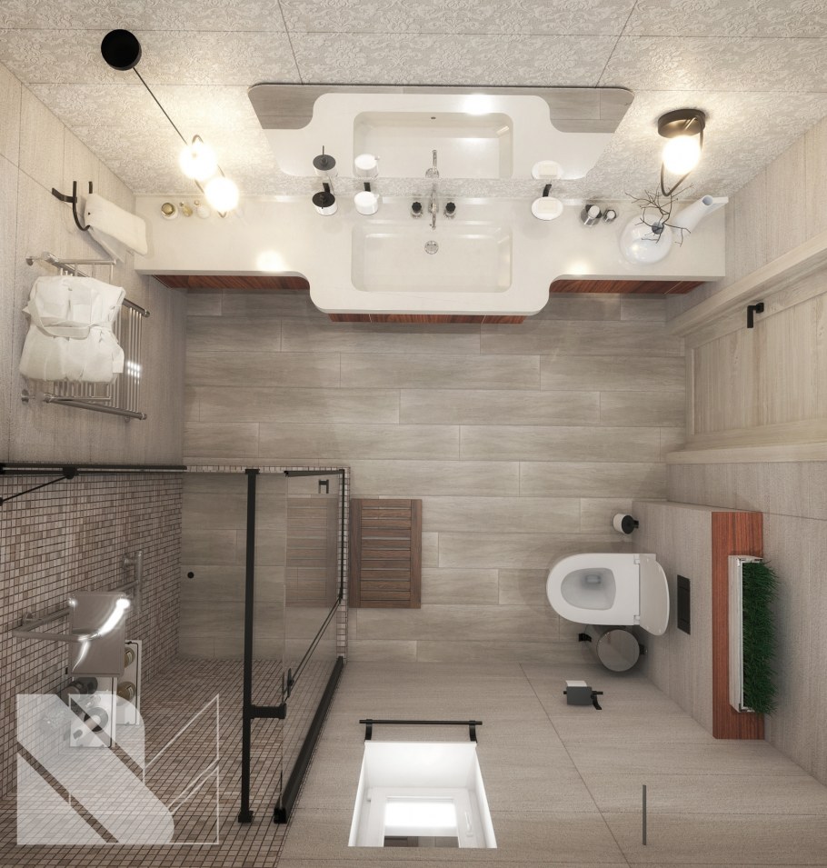 Санузел в современном стиле