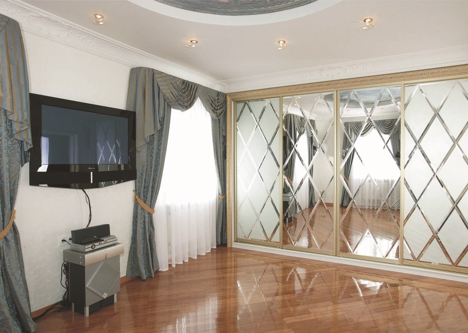 Зеркала в интерьере спальни