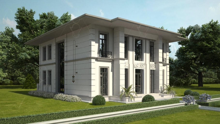 Проекты домов классика