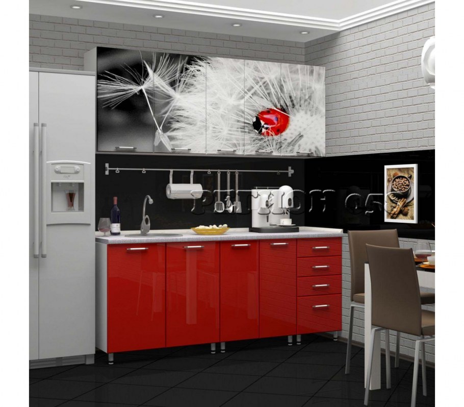 Кухонные гарнитуры с фотопечатью