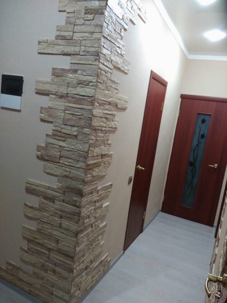 Декор декоративным камнем