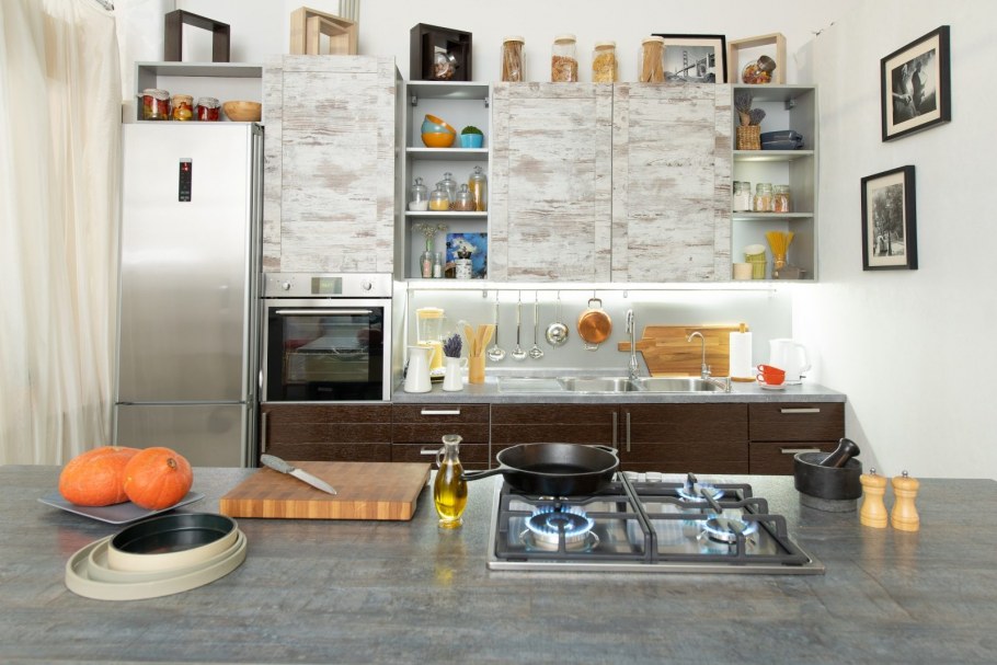 Интерьер кухни для съемок