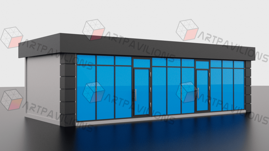 Пластиковое окно выдачи для павильон