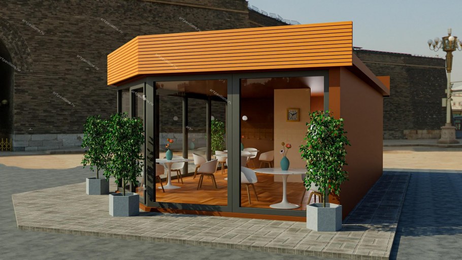 Изготовление и монтаж павльонов "Drive-in"