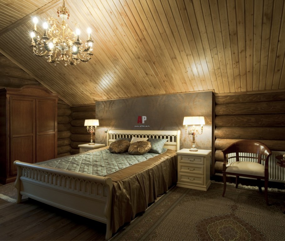 Внутренняя отделка мансарды