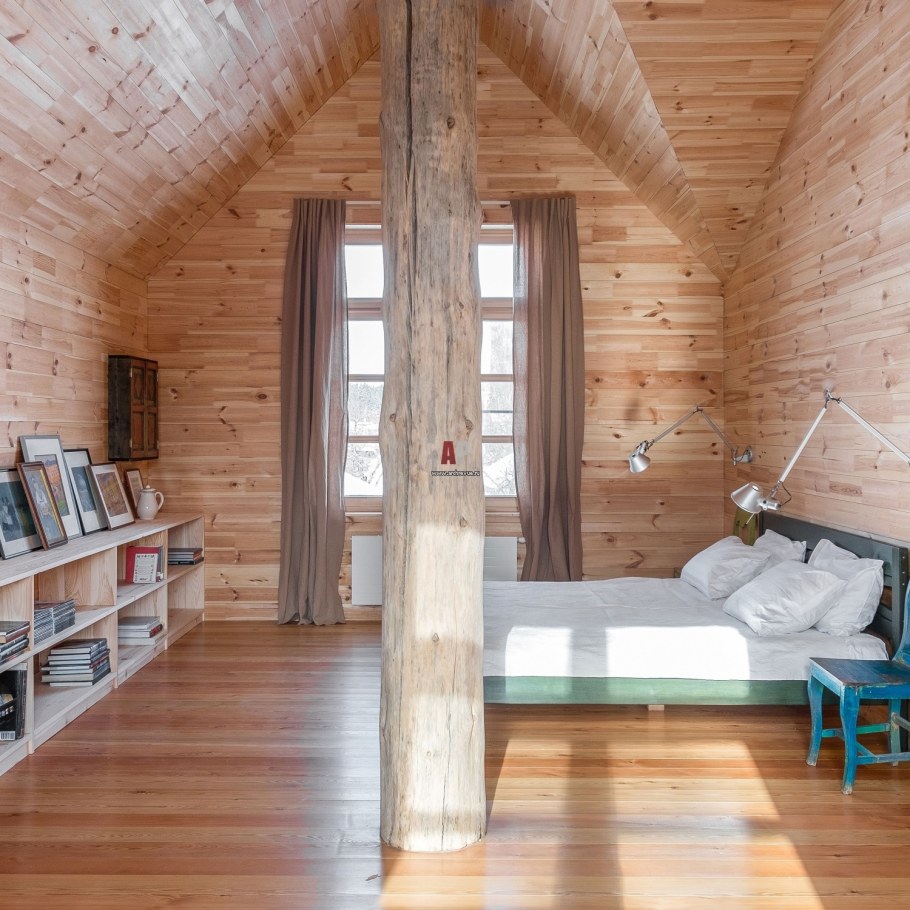 Интерьер мансарды