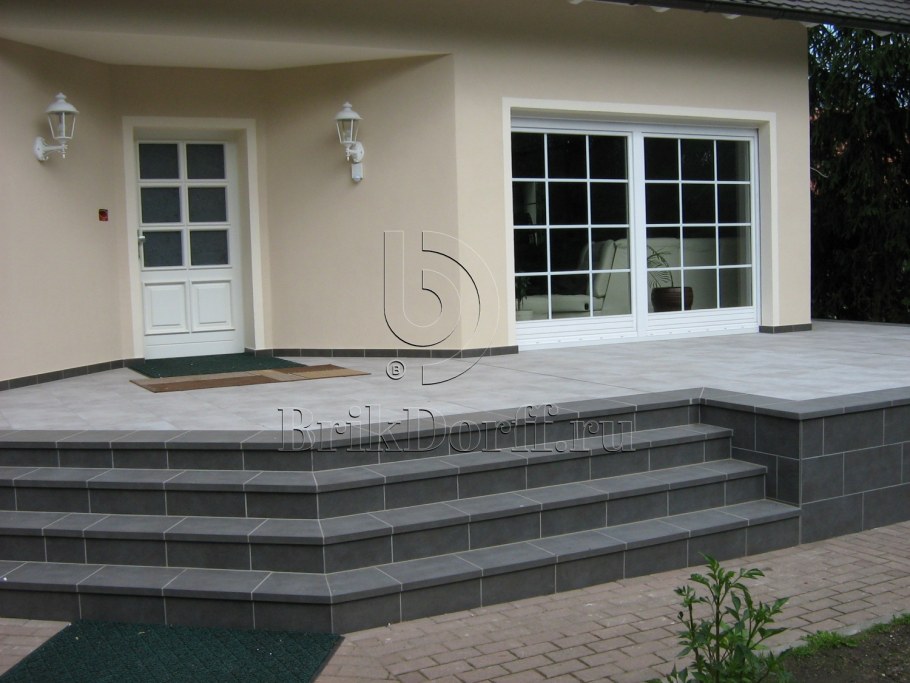 Ступени для крыльца Штроер клинкер