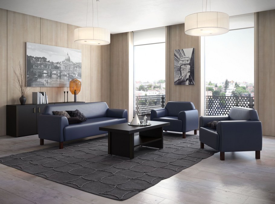 Кресло в интерьере гостиной