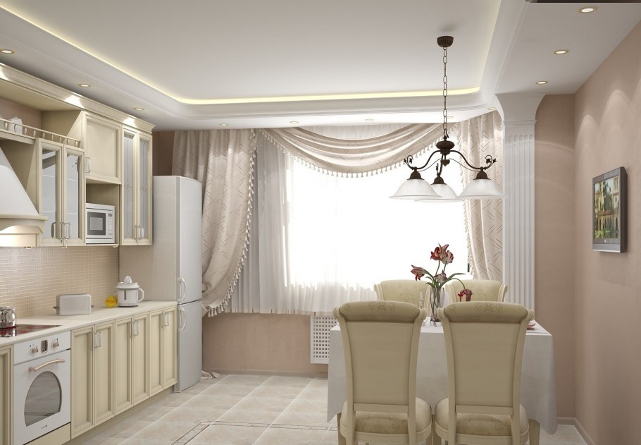 Кухни бежевого цвета