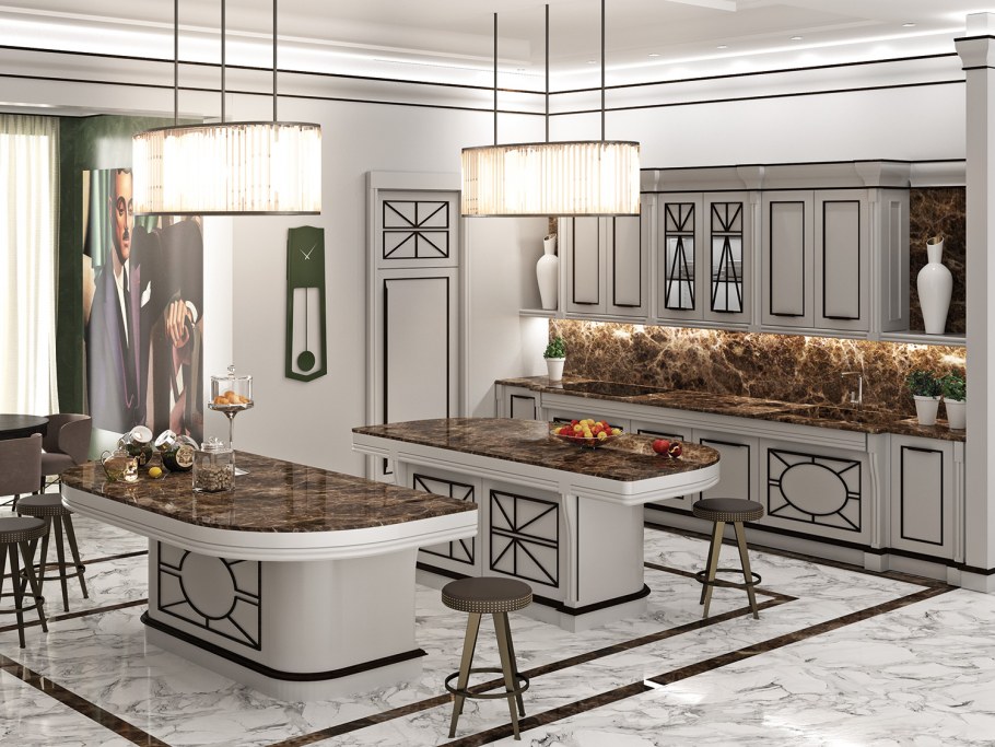 Итальянские кухни Неоклассика арт деко