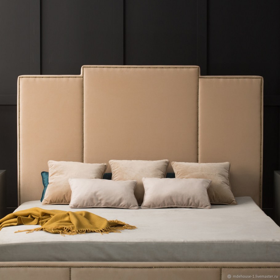 Дизайнерское мягкое изголовье панели