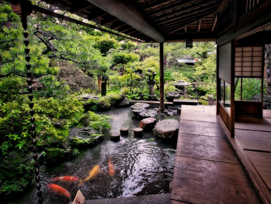 Ландшафт сады Японии