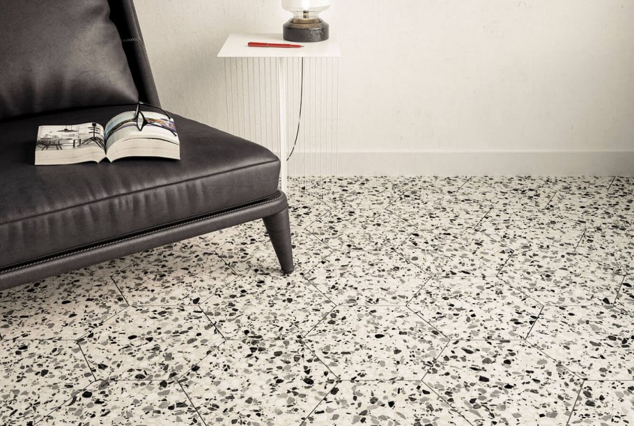 Керамогранит DNA terrazzo Teal