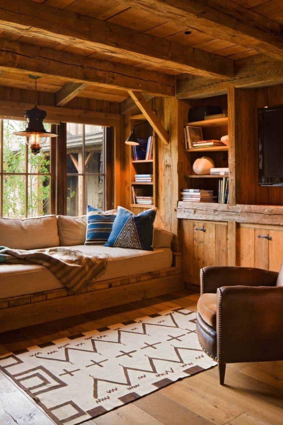 Интерьер деревянного дома