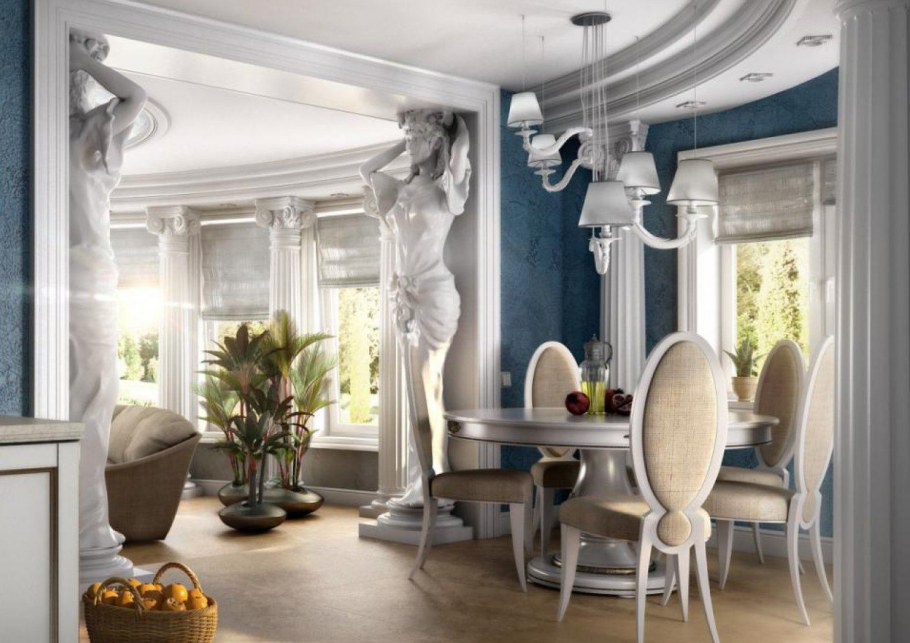 Античность в интерьере