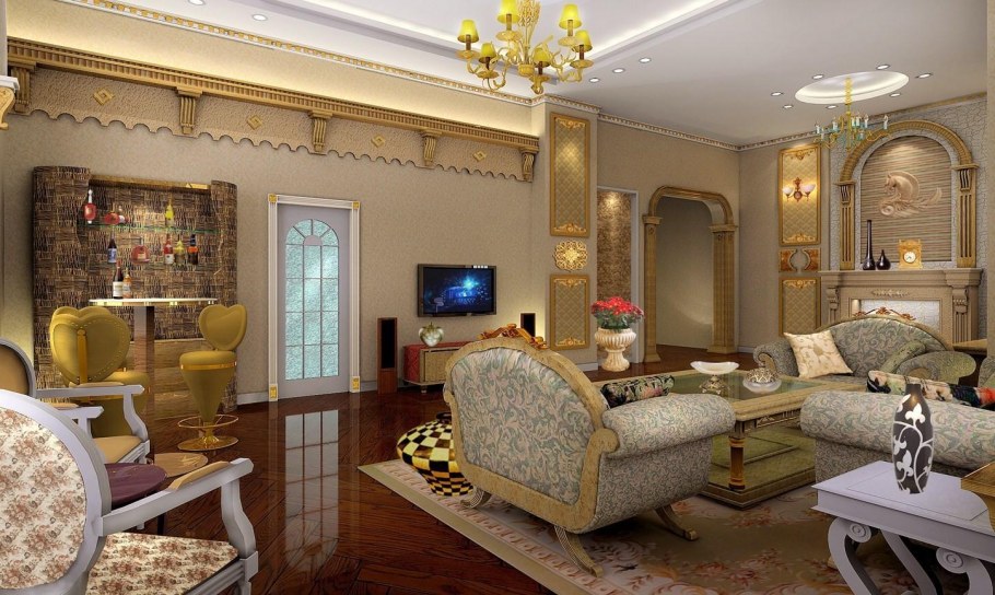 Грееческий силь в интерьере