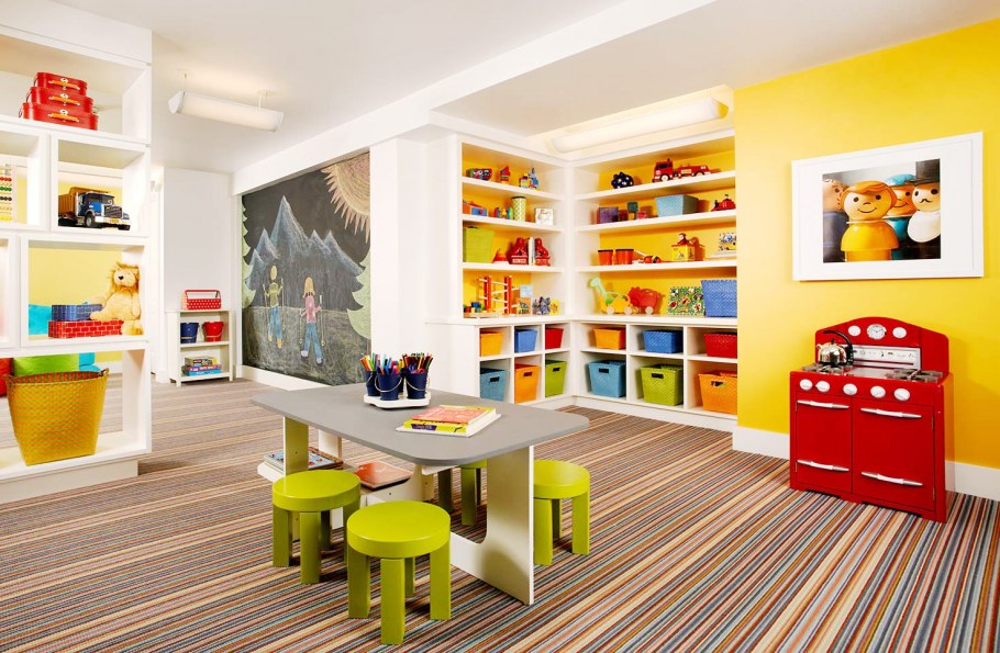 Игровая комната для малышей интерьер