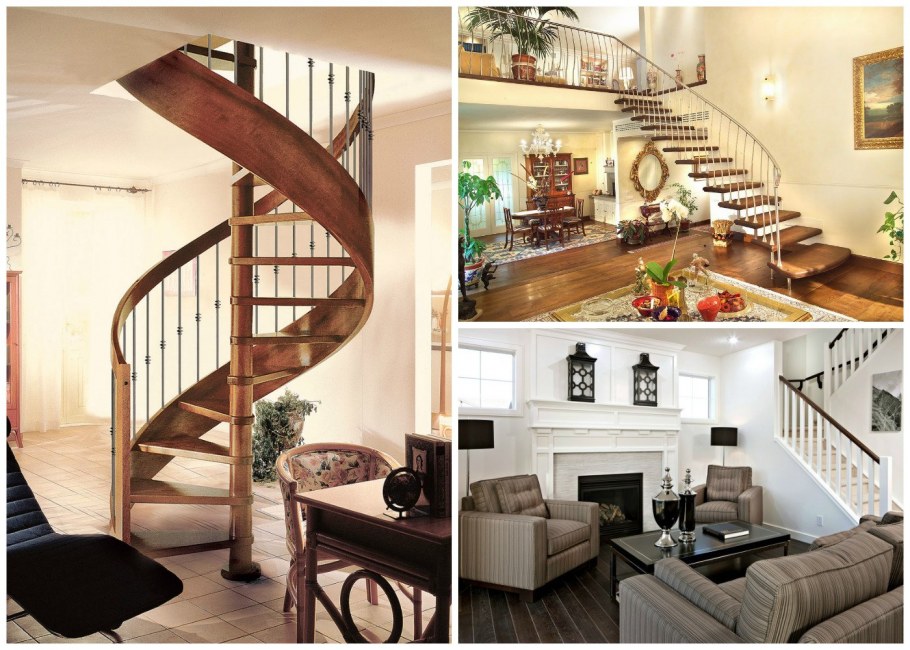 Лестница между этажами в частном доме