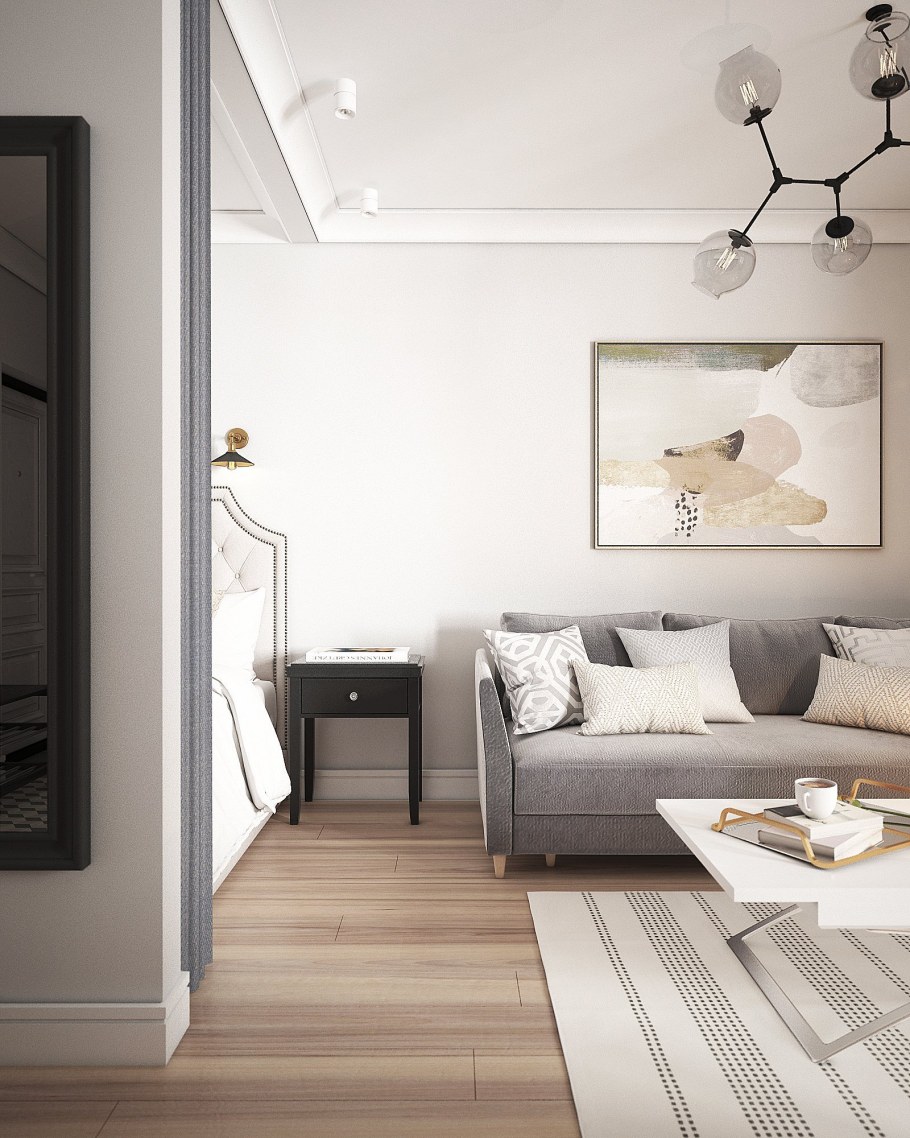 Гостиная в малогабаритной квартире